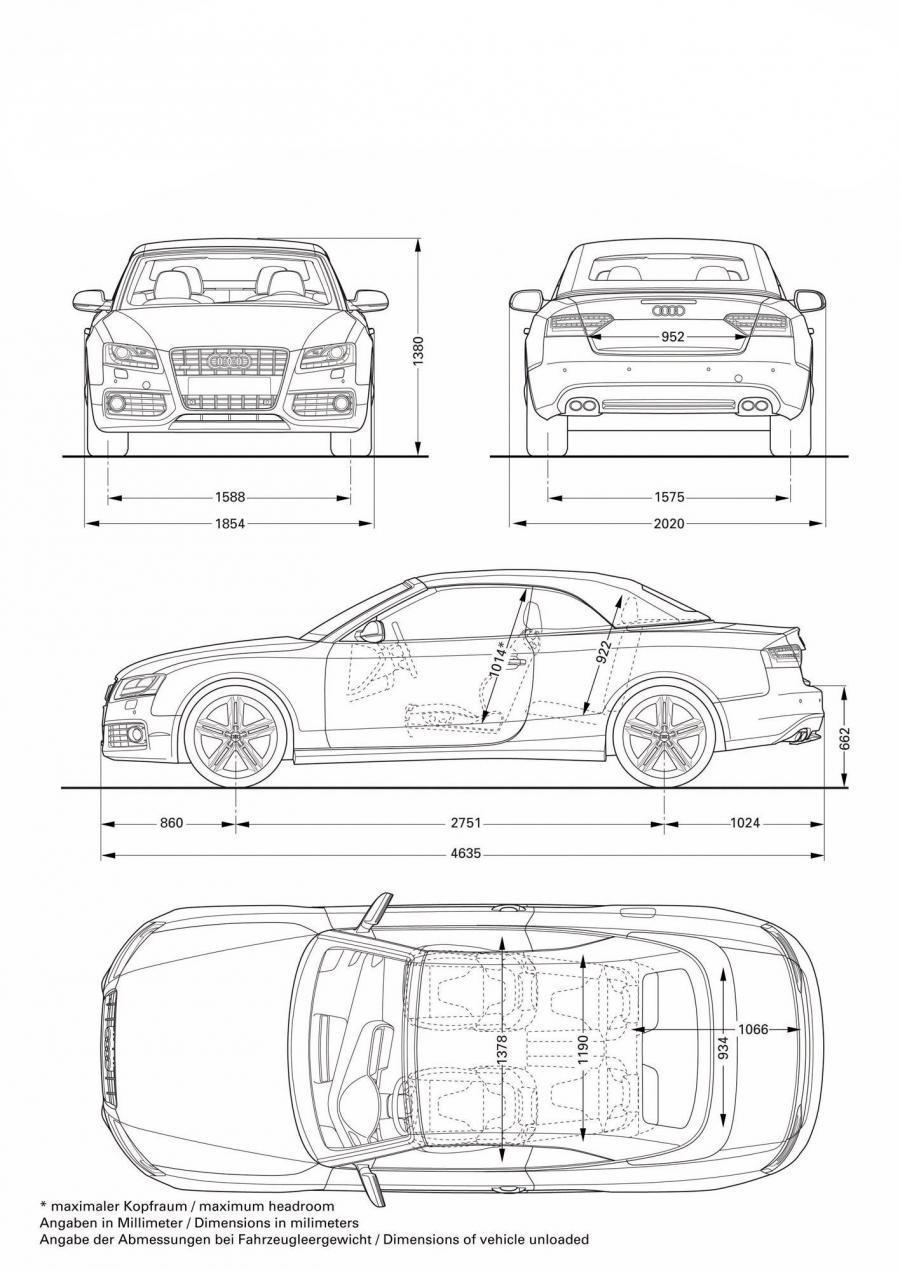 Схема Audi S5 Cabriolet 2009 года  (фото 47 из 56)